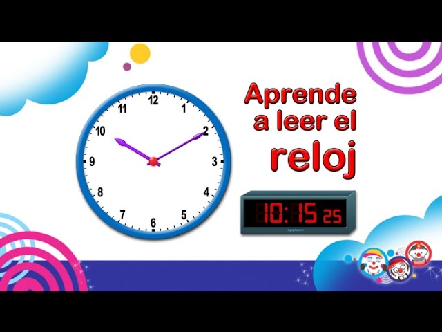 Quieres aprender a leer el reloj fácilmente a las 9 PM