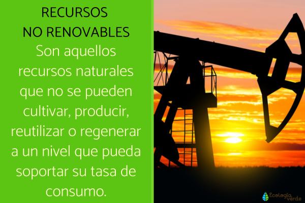 RECURSOS NO RENOVABLES: QUÉ SON y POR QUÉ IMPORTAN
