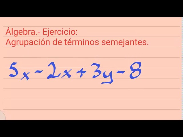REDUCCIÓN de TÉRMINOS SEMEJANTES en 5 EJEMPLOS Clave
