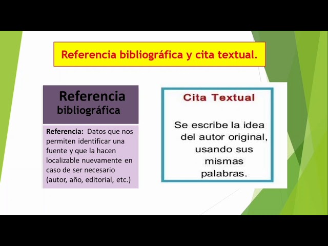 REFERENCIA BIBLIOGRÁFICA: DEFINICIÓN y TIPOS CLAVE