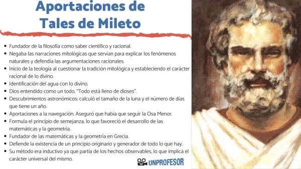 TALES DE MILETO: DESCUBRIMIENTOS y APORTACIONES CLAVE