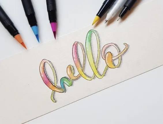 Te gustaría aprender formas impactantes usando letras de color