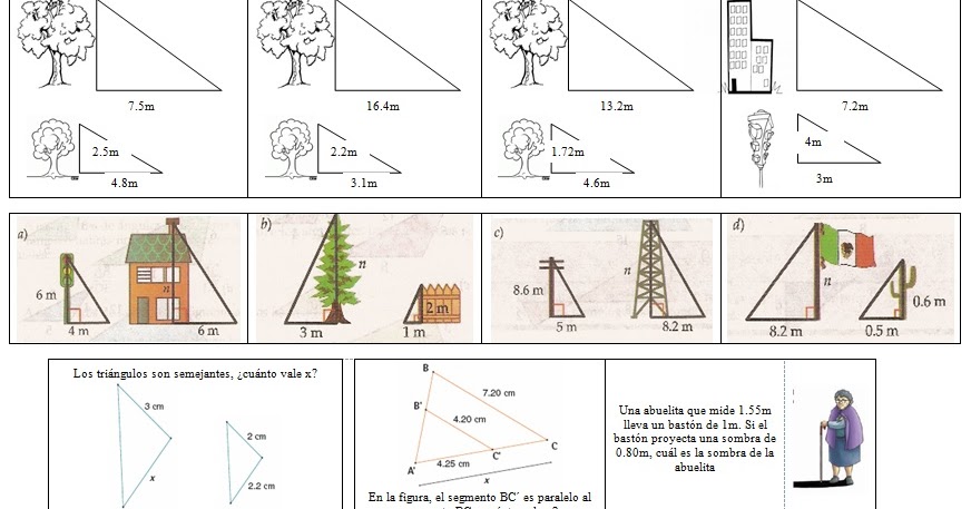 TEOREMA DE TALES: SOLUCIÓN a PROBLEMAS GEOMÉTRICOS