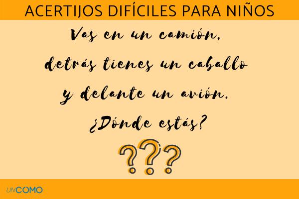 TIPOS DE ADIVINANZAS: JUEGOS DE PALABRAS SORPRENDENTES