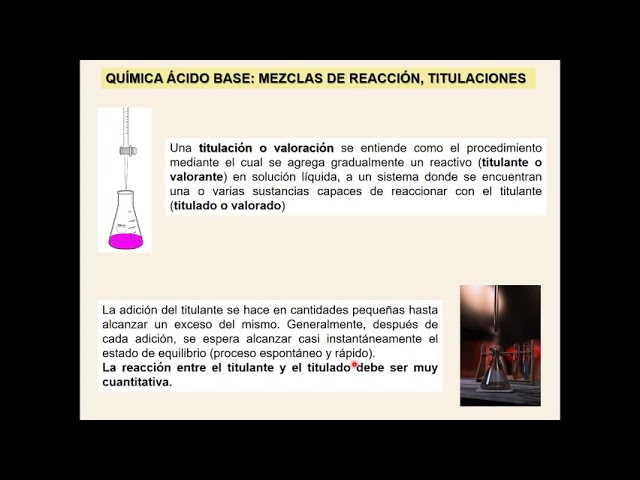 Titulación: DEFINICIÓN, TIPOS y su IMPORTANCIA en Química