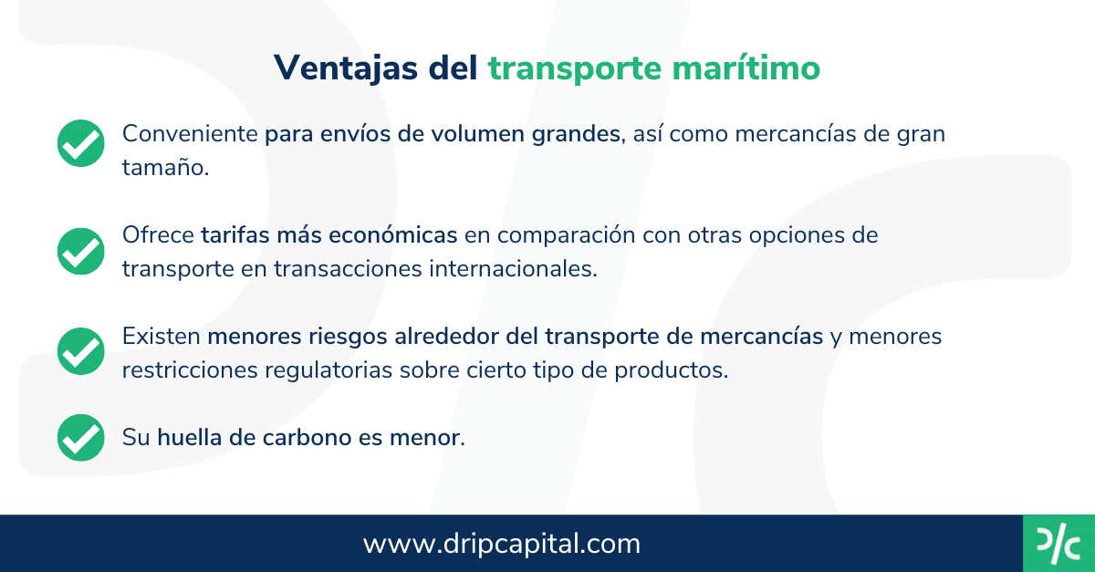 TRANSORTE MARÍTIMO: CARACTERÍSTICAS y VENTAJAS CLAVE